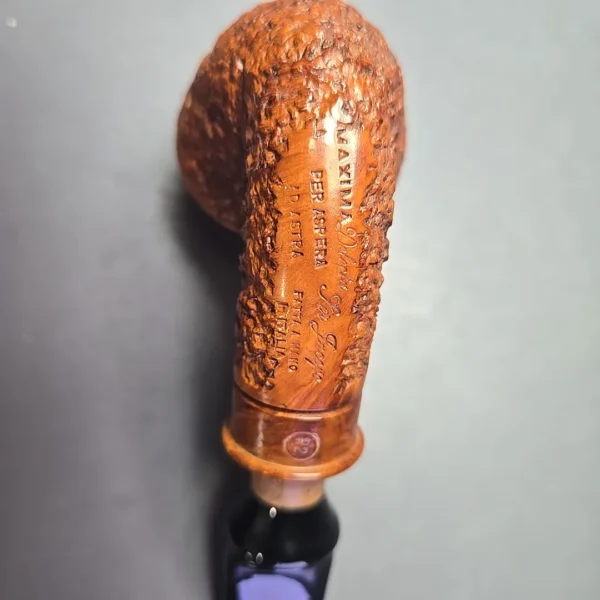 Ser Jacopo Delecta Maxima R2 Rusticated Rhodesian Estate Briar Pipe, Italian Estates - Image 10