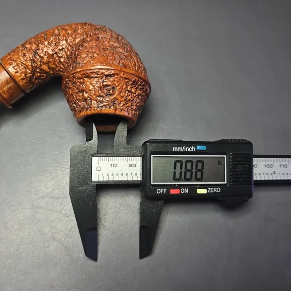 Ser Jacopo Delecta Maxima R2 Rusticated Rhodesian Estate Briar Pipe, Italian Estates - Image 12