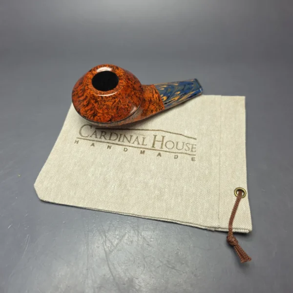 Walt Cannoy Cardinal House Langford Smooth Pocket Eskimo Handmade Briar Pipe, New - Image 13