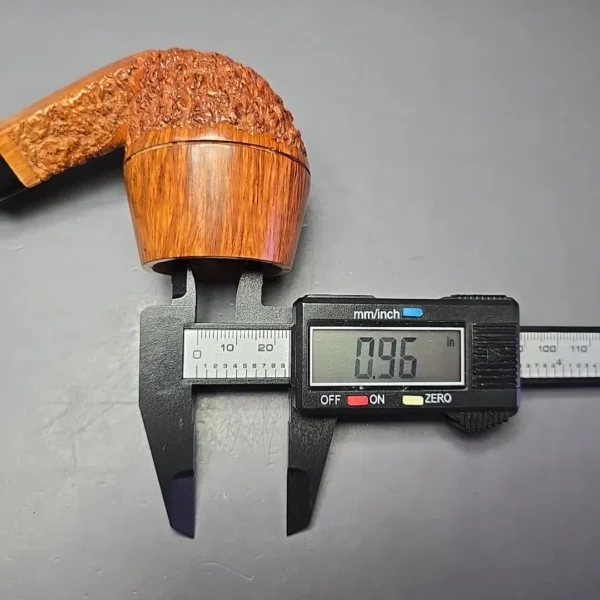Don Carlos 2 Note Partially Rusticated Bulldog Estate Briar Pipe, Italian Estates - Image 11