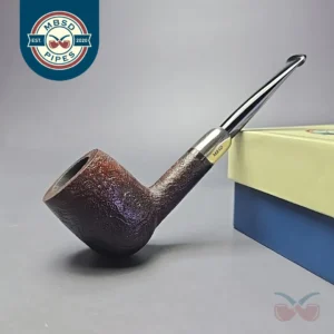 MBSD Briars Timeless Traditions 1 Sandblasted Billiard w/ Silver Handmade Briar Pipe, New