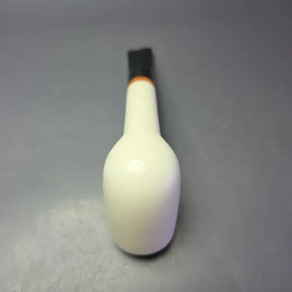 MBSD Meerschaum Deluxe Smooth Billiard Block Meerschaum Pipe, Briars-Mortise - Image 6