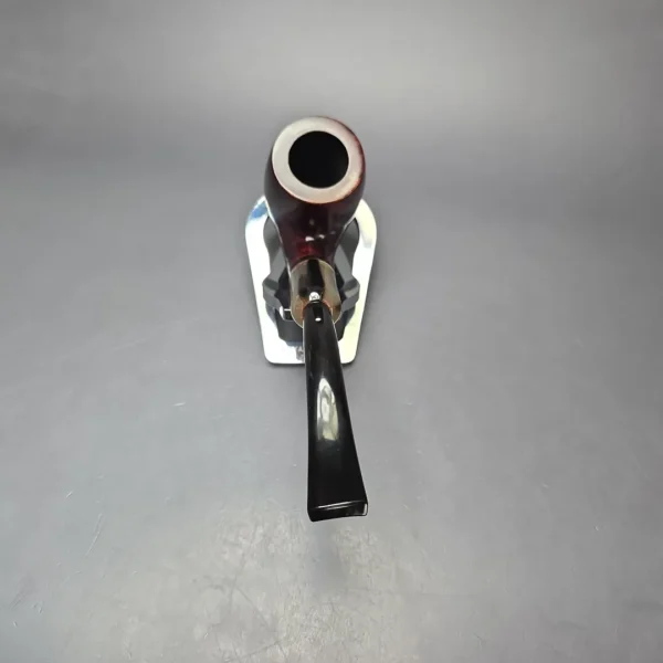 Dunhill 2009 Bruyere 5102 Smooth Bent Billiard w/ Horn Estate Briar Pipe, Unsmoked - Image 5