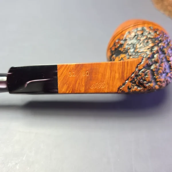 Ascorti 2006 Christmas Partially Rusticated Bulldog Estate Briar Pipe, Italian Estates - Image 8