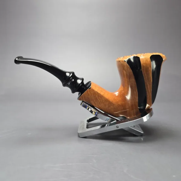 Nording Spiral Smooth Natural Estate Briar Pipe, Unsmoked - Image 4