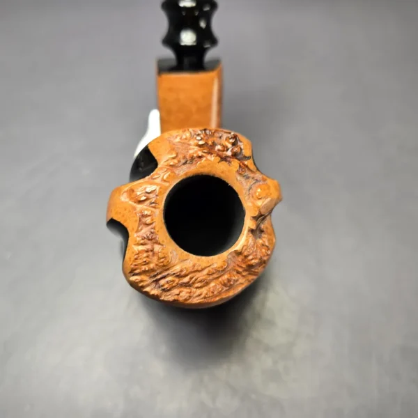 Nording Spiral Smooth Natural Estate Briar Pipe, Unsmoked - Image 6