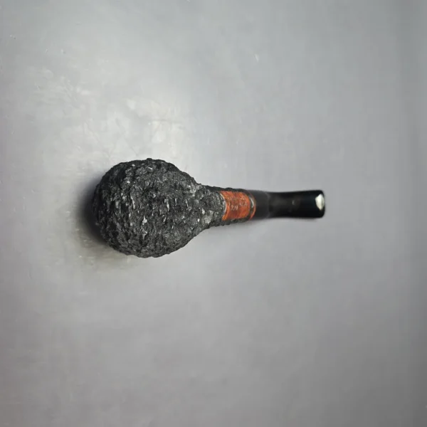JM Boswell 2019 Rusticated Bent Billiard Estate Briar Pipe, American Estates - Image 7