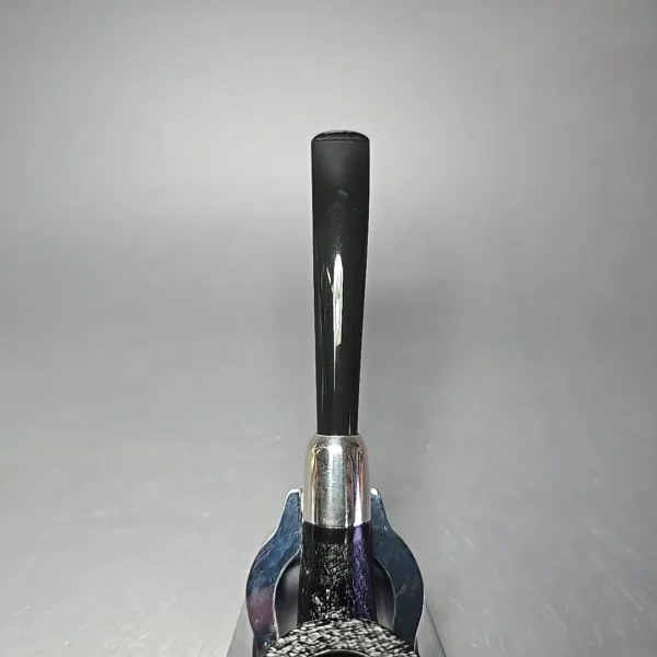 MBSD Briars Timeless Traditions 2 Sandblasted Billiard w/ Silver Handmade Briar Pipe, New - Image 5