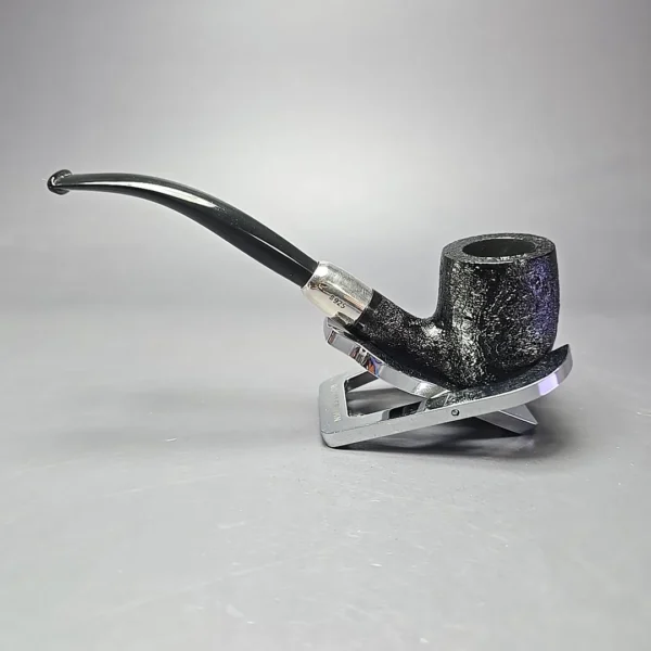 MBSD Briars Timeless Traditions 2 Sandblasted Billiard w/ Silver Handmade Briar Pipe, New - Image 6