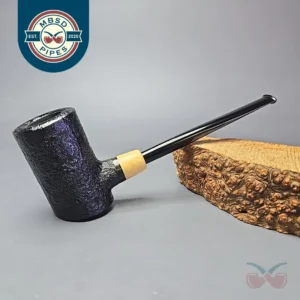MBSD Briars "Re-Don" Sandblasted Poker w/ Boxwood, Briar Pipe, New