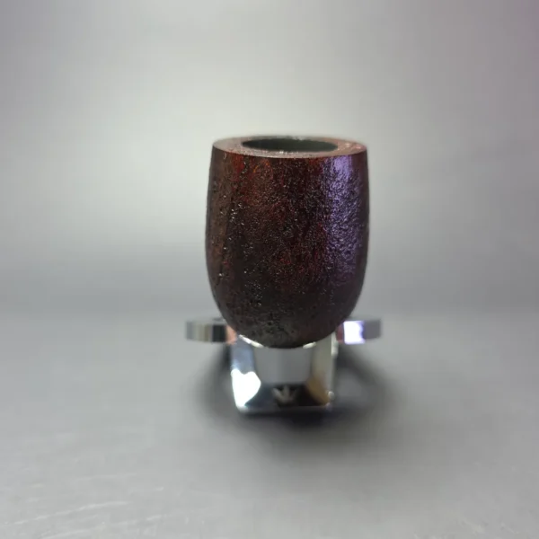 MBSD Briars Timeless Traditions 1 Sandblasted Billiard w/ Silver Handmade Briar Pipe, New - Image 4