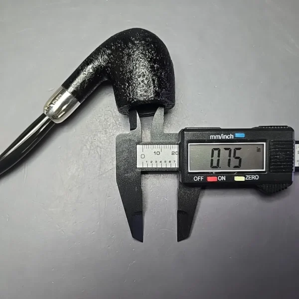 MBSD Briars Timeless Traditions 2 Sandblasted Billiard w/ Silver Handmade Briar Pipe, New - Image 11