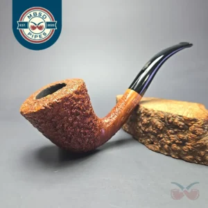 Don Carlos 2 Note XL Rusticated Dublin Estate Briar Pipe, Italian Estates