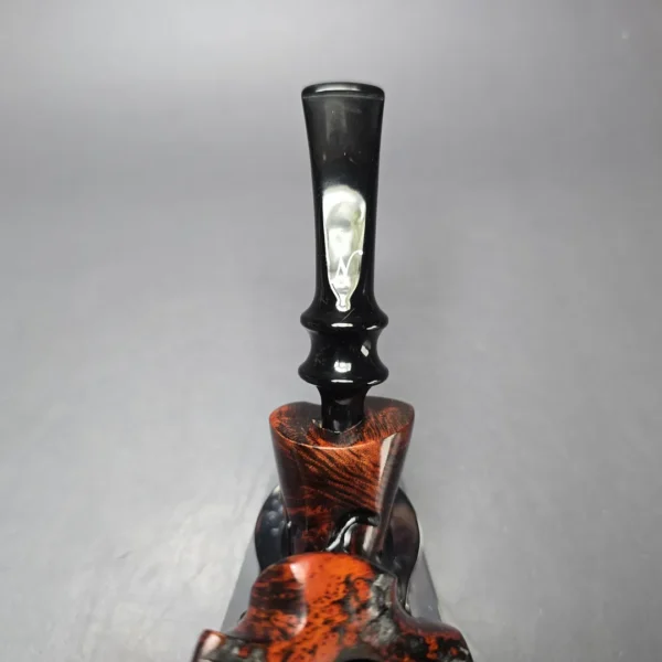 Nording Moss Partially Rusticated Freehand Estate Briar Pipe, Unsmoked - Image 7