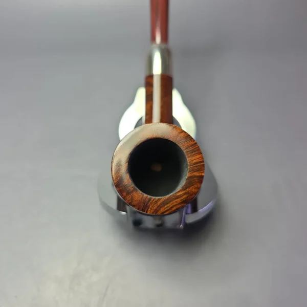 MBSD Briars Timeless Traditions 1 Smooth Billiard w/ Silver Handmade Briar Pipe, New - Image 7