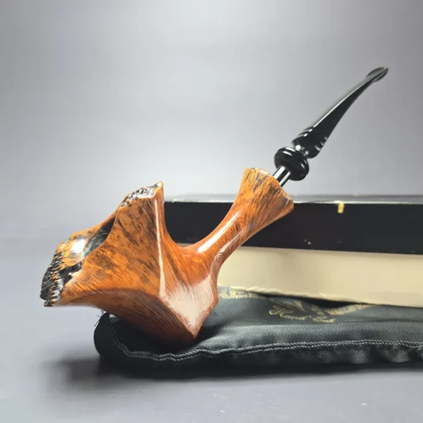 Preben Holm Hand Cut (2) XL Smooth Freehand Estate Briar Pipe, Danish Estates - Image 15