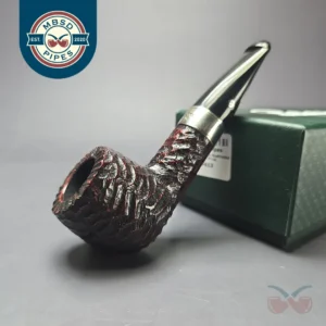 Peterson 160th Anniversary Pat. OB Rusticated Billiard Briar Pipe, New