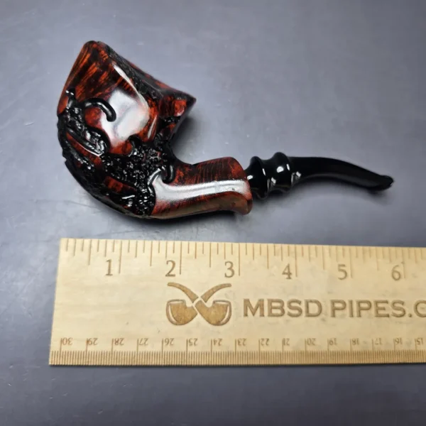 Nording Moss Partially Rusticated Freehand Estate Briar Pipe, Unsmoked - Image 10
