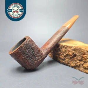 Nate Rose Sandblasted "Edward" Canadian Estate Briar Pipe, Canadian Estates