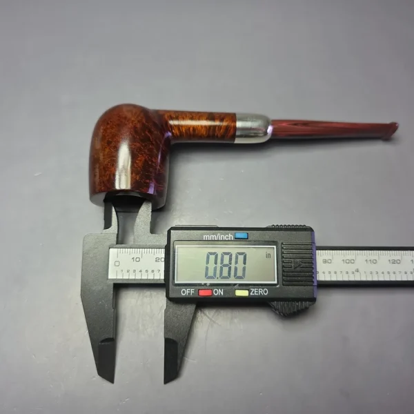 MBSD Briars Timeless Traditions 1 Smooth Billiard w/ Silver Handmade Briar Pipe, New - Image 12