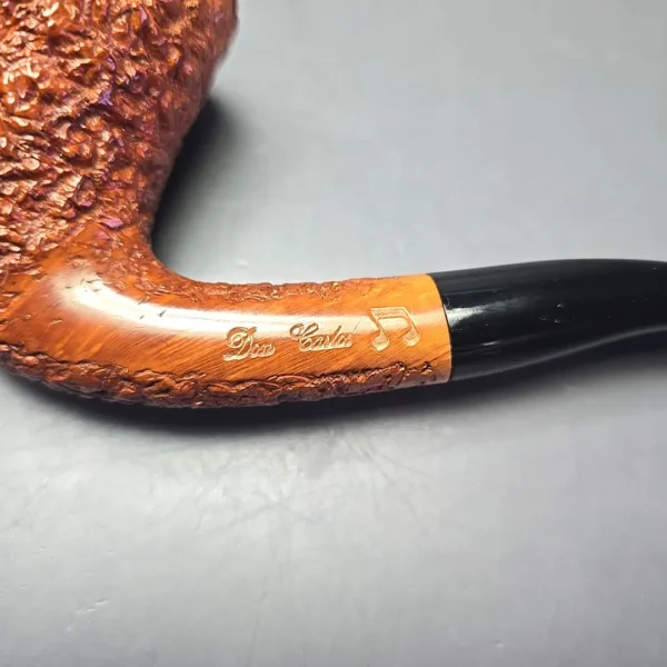 Don Carlos 2 Note XL Rusticated Dublin Estate Briar Pipe, Italian Estates - Image 9