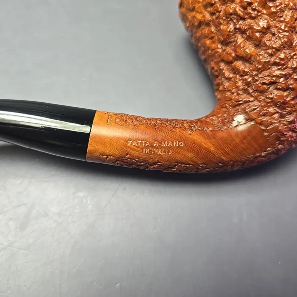 Don Carlos 2 Note XL Rusticated Dublin Estate Briar Pipe, Italian Estates - Image 10