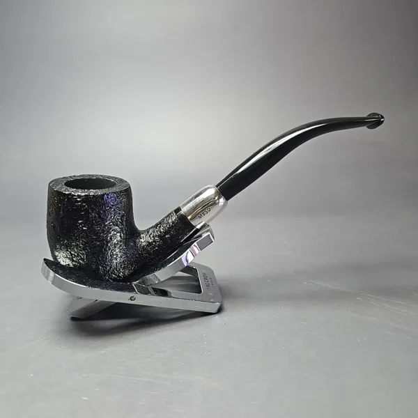 MBSD Briars Timeless Traditions 2 Sandblasted Billiard w/ Silver Handmade Briar Pipe, New - Image 3