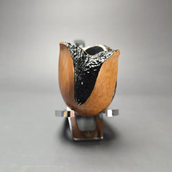 Nording Spiral Rustic Partially Rusticated Freehand Estate Briar Pipe, Unsmoked - Image 3