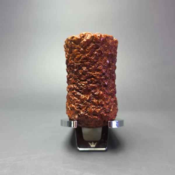 Don Carlos Two Note Melos XL Rusticated Dublin w/ Silver & Gold Estate Briar Pipe, Italian Estates - Image 3