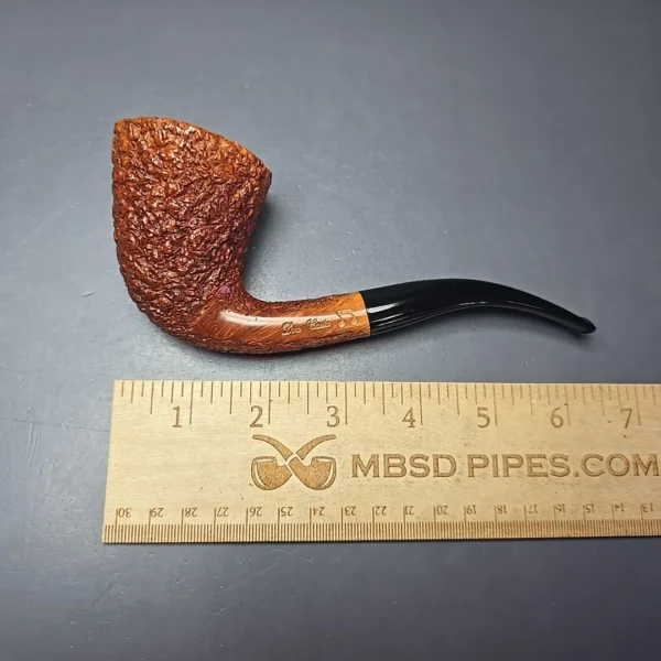 Don Carlos 2 Note XL Rusticated Dublin Estate Briar Pipe, Italian Estates - Image 11