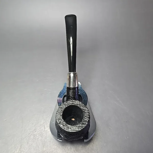 MBSD Briars Timeless Traditions 2 Sandblasted Billiard w/ Silver Handmade Briar Pipe, New - Image 4