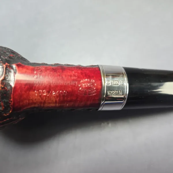 Peterson 160th Anniversary Pat. OB Rusticated Billiard Briar Pipe, New - Image 10