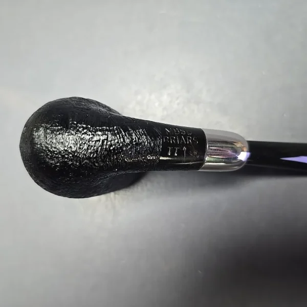 MBSD Briars Timeless Traditions 2 Sandblasted Billiard w/ Silver Handmade Briar Pipe, New - Image 7