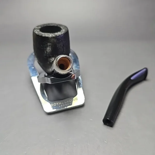 MBSD Briars Timeless Traditions 2 Sandblasted Billiard w/ Silver Handmade Briar Pipe, New - Image 8