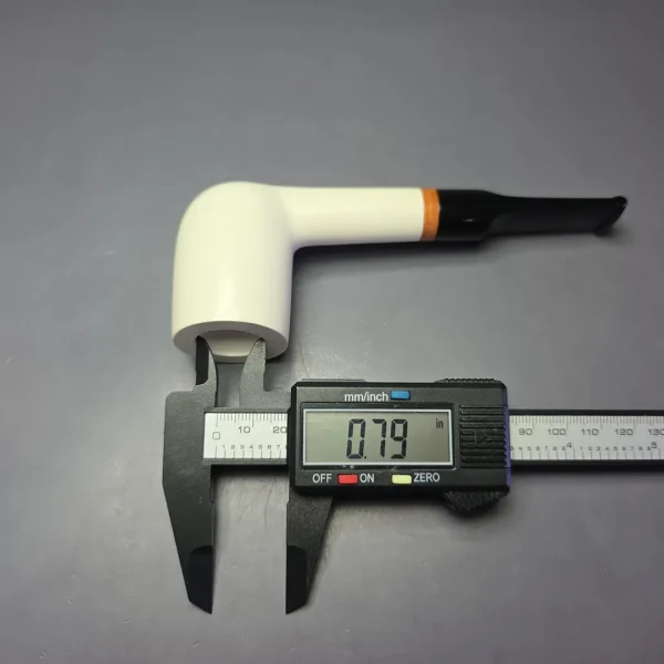 MBSD Meerschaum Deluxe Smooth Billiard Block Meerschaum Pipe, Briars-Mortise - Image 9