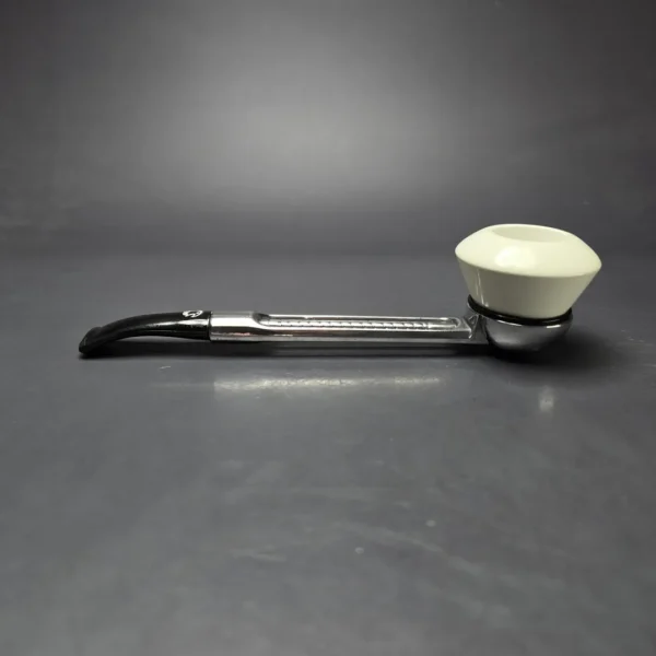 Falcon Classic Curved w/ MBSD Meerschaum Dublin Block Meerschaum Bowl Pipe, New - Image 4