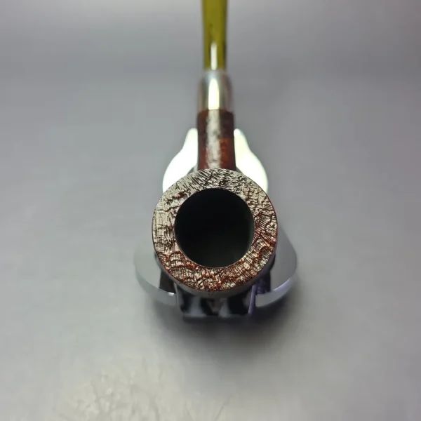 MBSD Briars Timeless Traditions 1 Sandblasted Billiard w/ Silver Handmade Briar Pipe, New - Image 6