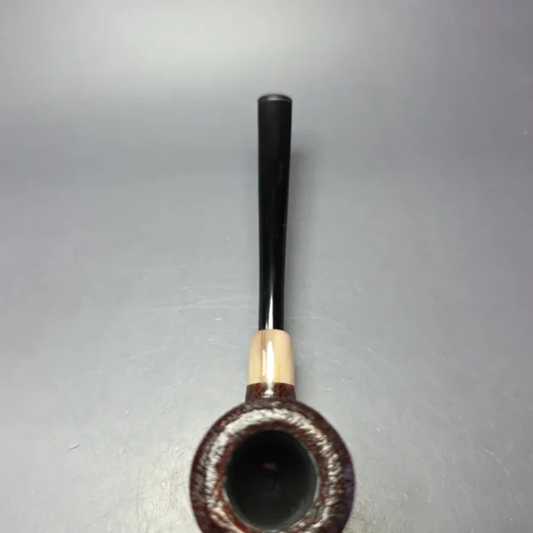MBSD Briars "Re-Don" Sandblasted Poker w/ Horn, Briar Pipe, New - Image 6