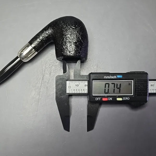 MBSD Briars Timeless Traditions 2 Sandblasted Billiard w/ Silver Handmade Briar Pipe, New - Image 10