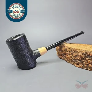 MBSD Briars "Re-Don" Sandblasted Poker w/ Boxwood, Briar Pipe, New