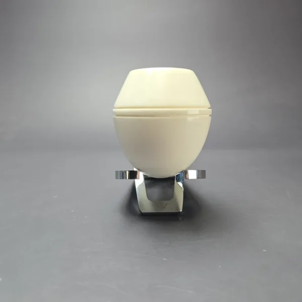 MBSD Meerschaum Deluxe Smooth Rhodesian Block Meerschaum Pipe, Briar-Mortise, 9mm - Image 3