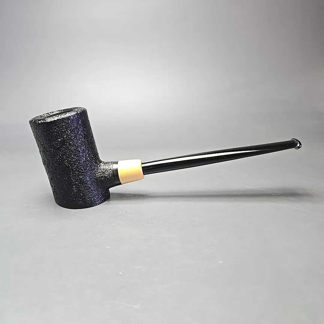 MBSD Briars "Re-Don" Sandblasted Poker w/ Boxwood, Briar Pipe, New - Image 2