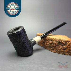 MBSD Briars "Re-Don" Sandblasted Poker w/ Horn, Briar Pipe, New