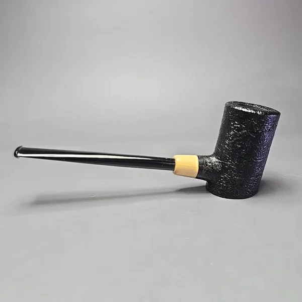 MBSD Briars "Re-Don" Sandblasted Poker w/ Boxwood, Briar Pipe, New - Image 3