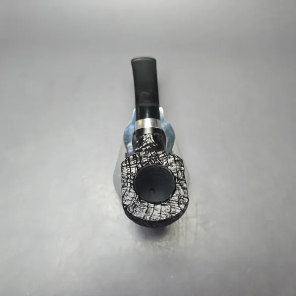 Morgan BlackJack 31 Sandblasted Panel Horn Briar Pipe, New - Image 6