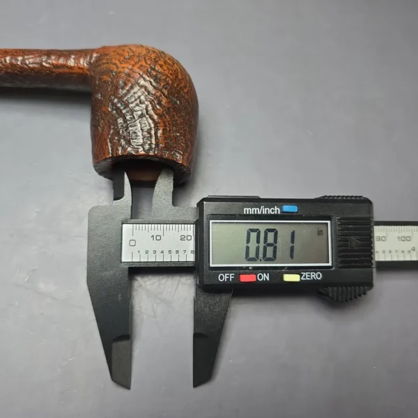 Jobey Shellmoor 735 Sandblasted Canadian Estate Briar Pipe, Other Estates - Image 11