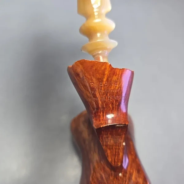 Bjarne Hand Carved Smooth Freehand Sitter Estate Briar Pipe, Danish Estates - Image 9