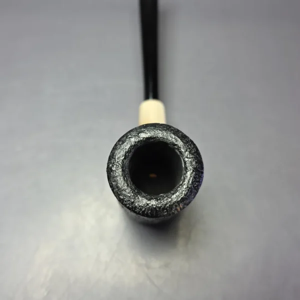 MBSD Briars "Re-Don" Sandblasted Poker w/ Horn, Briar Pipe, New - Image 5