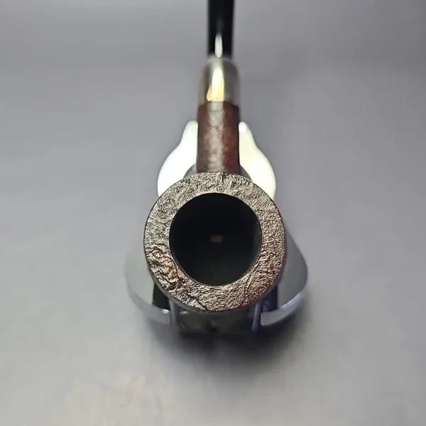 MBSD Briars Timeless Traditions 1 Sandblasted Billiard w/ Silver Handmade Briar Pipe, New - Image 5