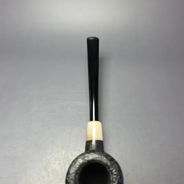 MBSD Briars "Re-Don" Sandblasted Poker w/ Horn, Briar Pipe, New - Image 6